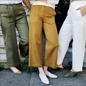 Everlane Wide Leg Crop Utility Pant